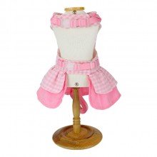 Vestido com guia para pet